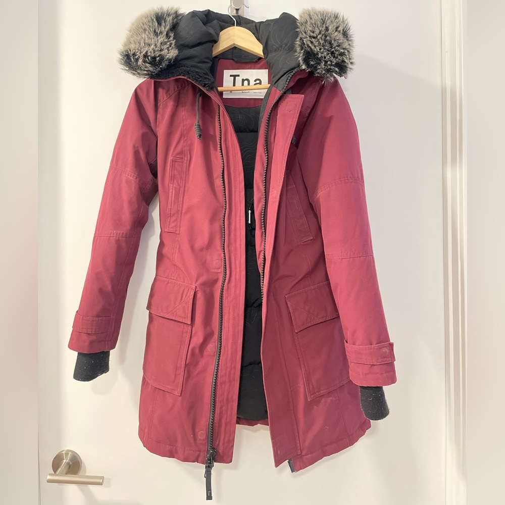 Aritzia -TNA Bancroft Parka - Size XS - Purple